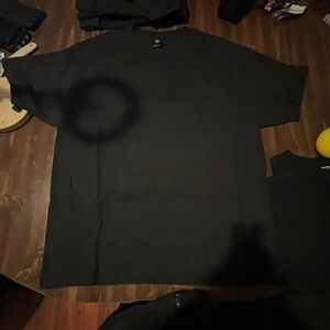 Hanes Men's Black Short Sleeve Tee